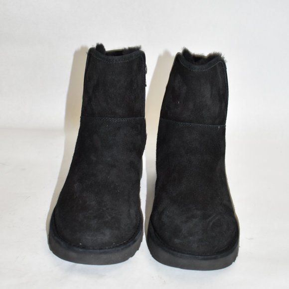UGG Abree II Sheepskin Mini Boot BLACK 6 (SE7 - Picture 6 of 8